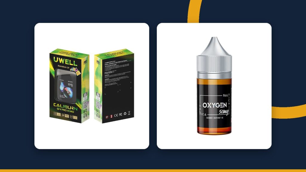 Uwell Caliburn G4 Pro KOKO ve Saltica Oxygen salt likit