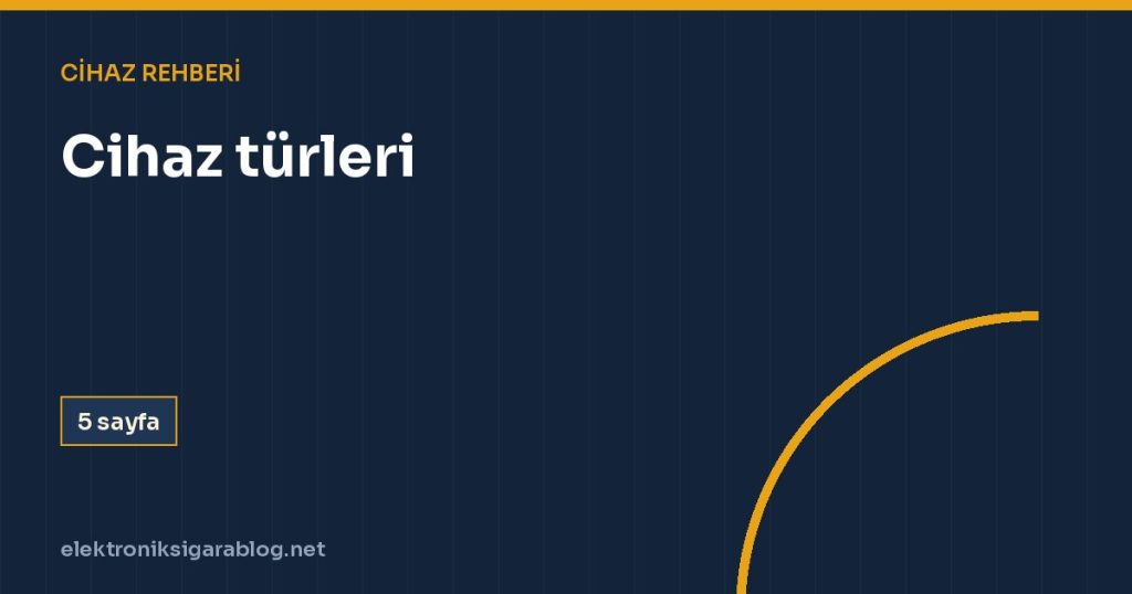 Cihaz türleri