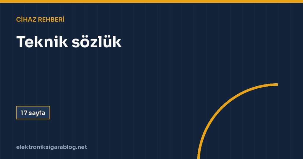 Teknik sözlük