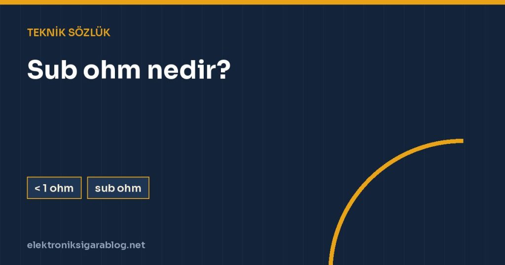 Sub ohm nedir?