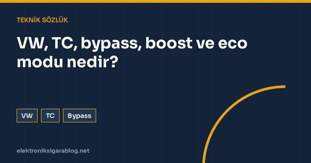 VW, TC, bypass, boost ve eco modu nedir?